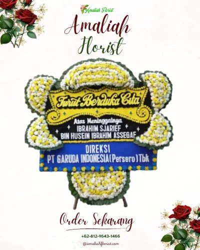 Papan Bunga Duka di Pegongsoran